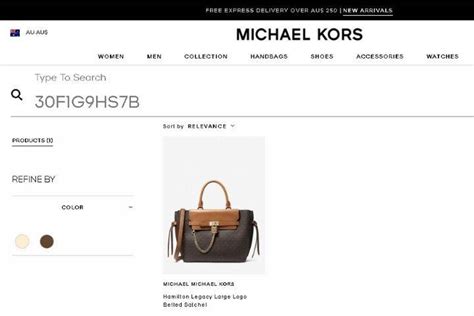 check Michael Kors order status